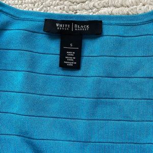 Blue sleeveless top